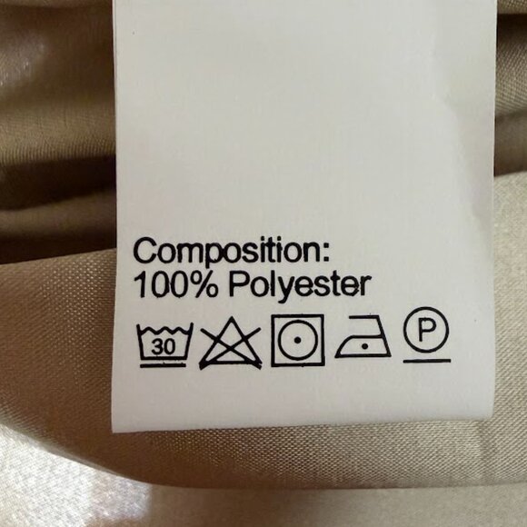 Women’s Satin 2-Piece Sleepwear Set – Champagne Nightgown & Matching Robe - Picture 10 of 11